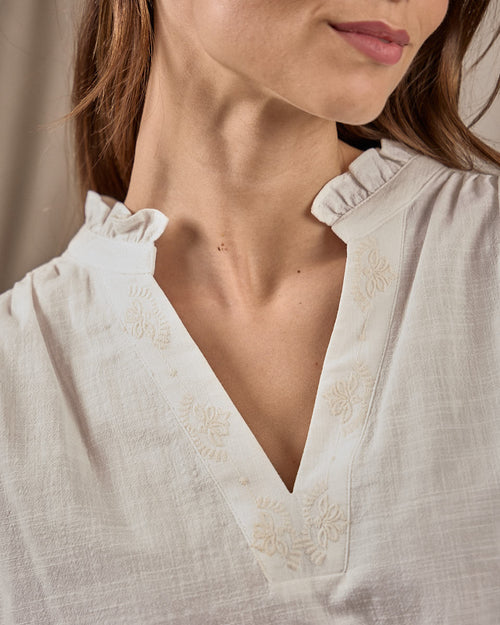 Blouse broderie Edward - MISE AU GREEN - 6