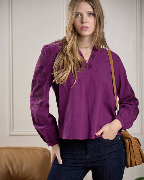 Chemise brodée - MISE AU GREEN - 1
