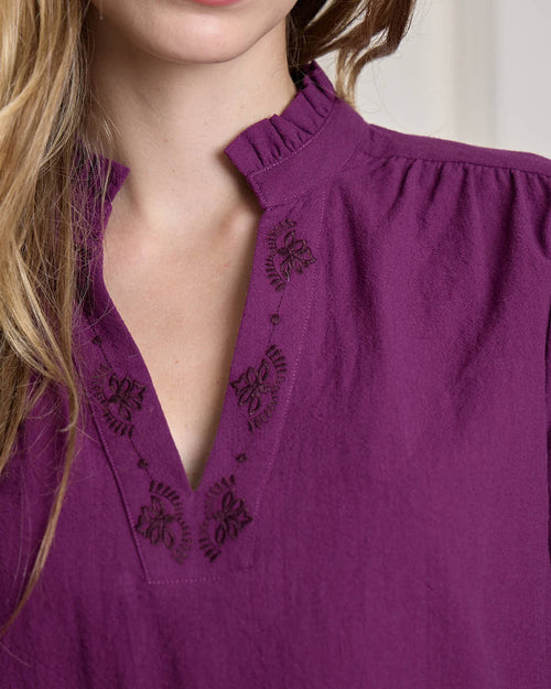 Chemise brodée - MISE AU GREEN - 2