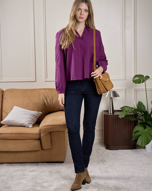 Chemise brodée - MISE AU GREEN - 7