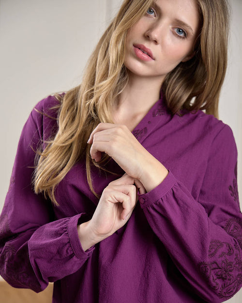 Chemise brodée - MISE AU GREEN - 8