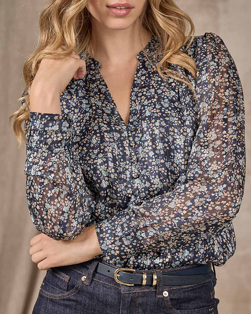 Blouse fleurie - MISE AU GREEN - 3