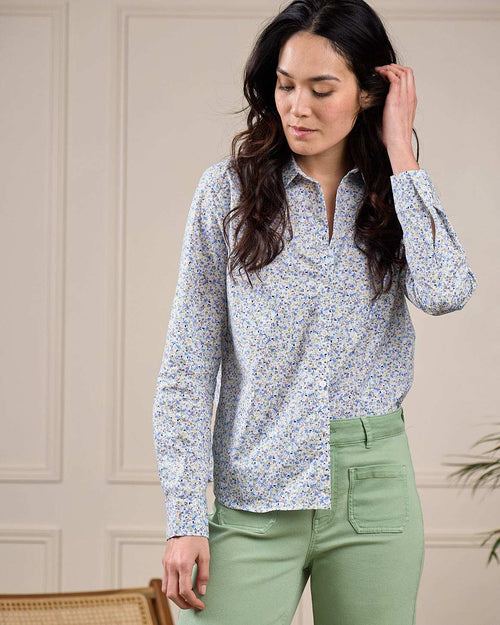 Chemise imprimée Émilia - MISE AU GREEN - 1