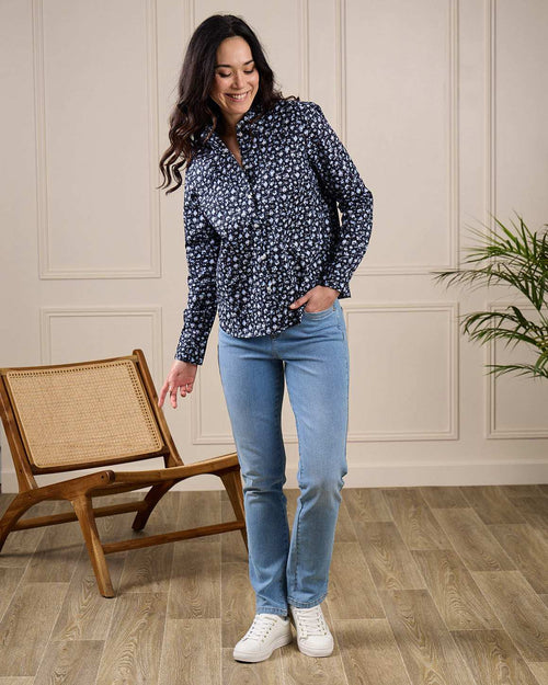 Chemise imprimée Émilia - MISE AU GREEN - 1