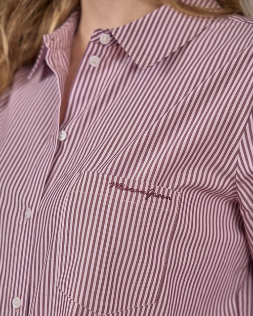 Chemise fines rayures - MISE AU GREEN - 3