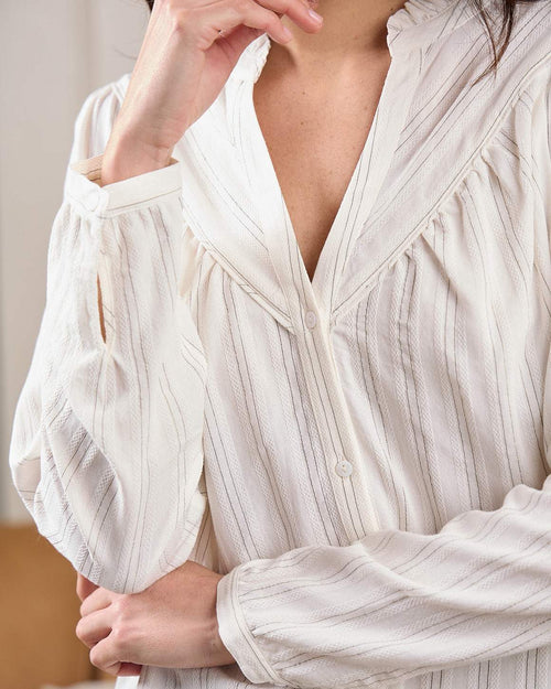 Chemise à volants Gabbie - MISE AU GREEN - 4