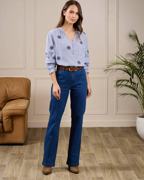 Chemise seersucker Gretel - MISE AU GREEN - 1