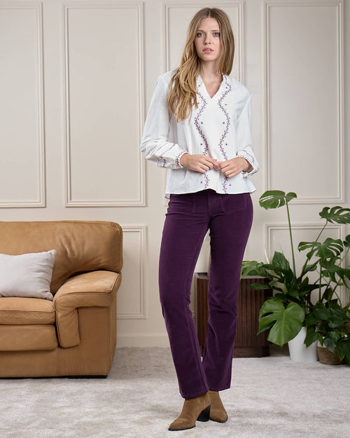 Chemise brodée - MISE AU GREEN - 1
