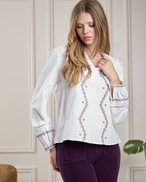 Chemise brodée - MISE AU GREEN - 2