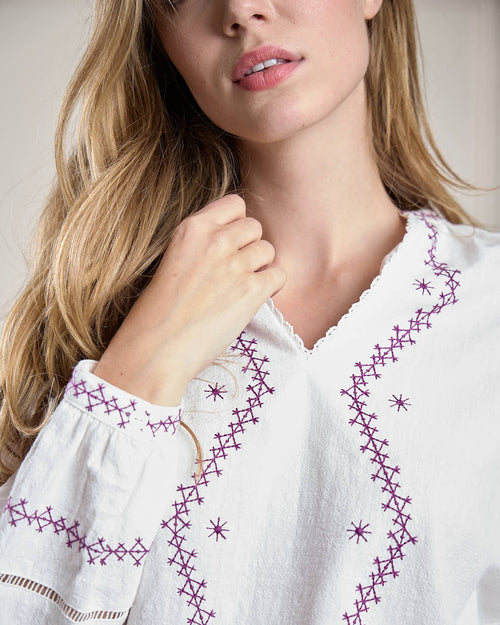Chemise brodée - MISE AU GREEN - 4
