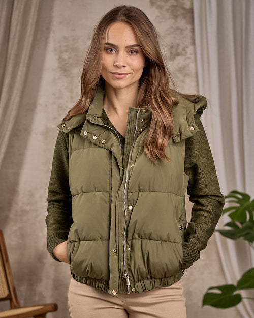 Doudoune sans manches Élodie - MISE AU GREEN - 3