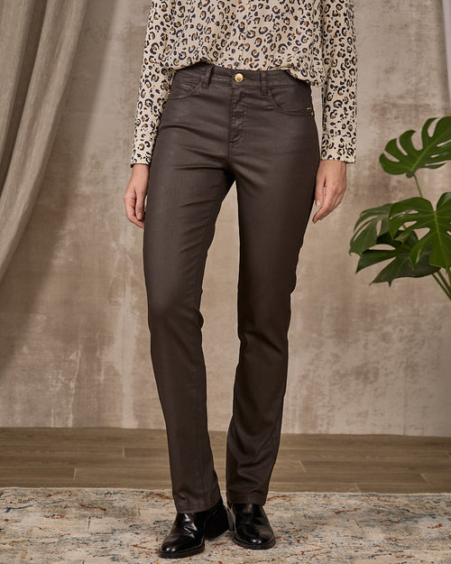 Pantalon enduit - MISE AU GREEN - 4