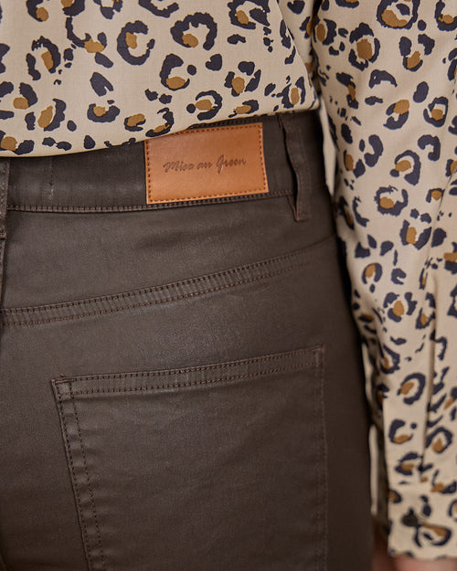 Pantalon enduit - MISE AU GREEN - 5