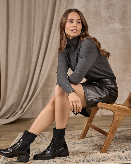 Jupe simili - MISE AU GREEN - 5