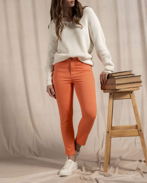 Pantalon slim 7/8 - MISE AU GREEN - 1