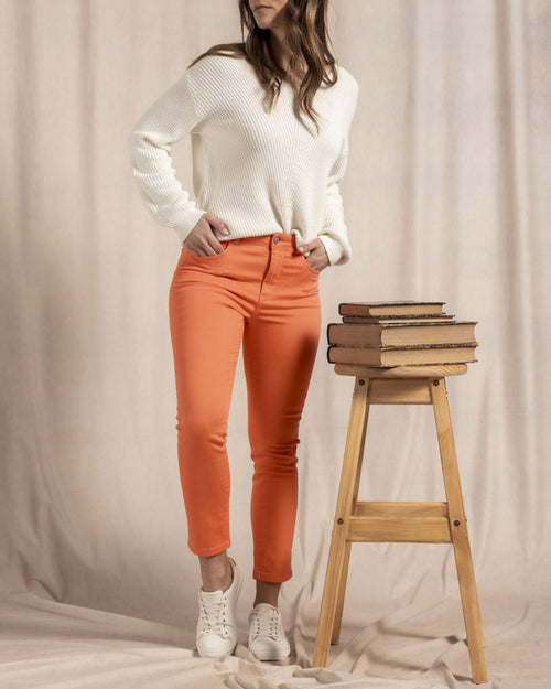 Pantalon slim 7/8 - MISE AU GREEN - 2