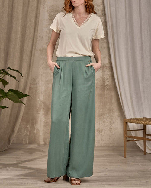 Pantalon fluide - MISE AU GREEN - 1