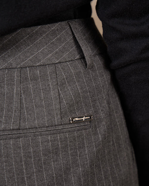 Pantalon large rayé - MISE AU GREEN - 3