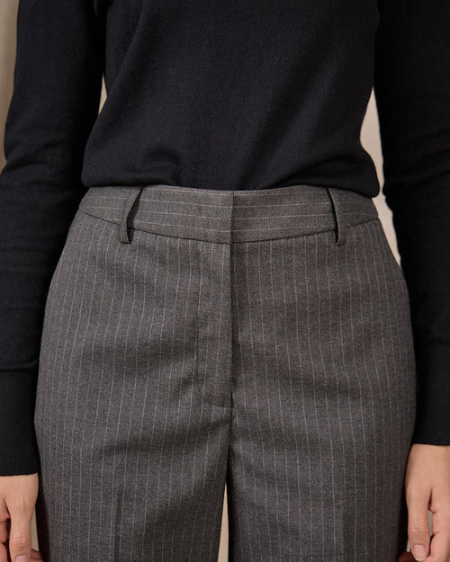 Pantalon large rayé - MISE AU GREEN - 4