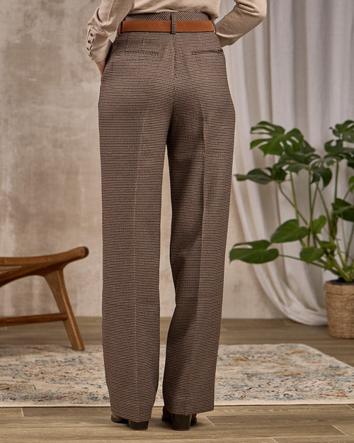 Pantalon pied-de-poule - MISE AU GREEN - 6