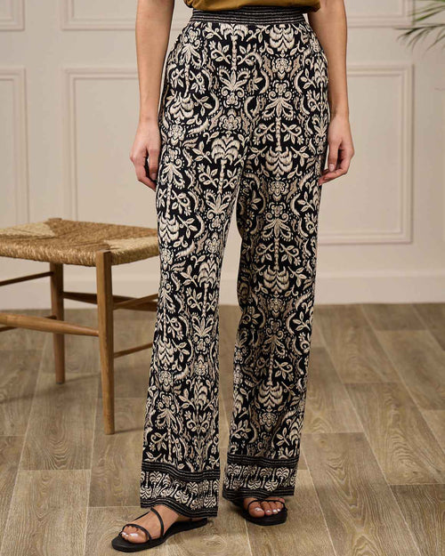 Pantalon imprimé palmiers - MISE AU GREEN - 4