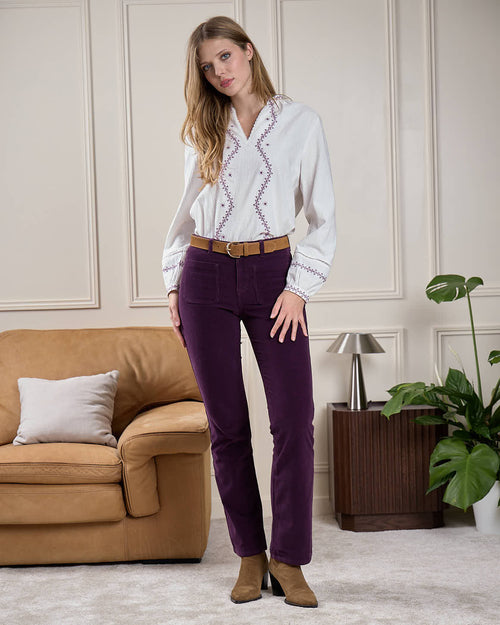Pantalon velours bootcut - MISE AU GREEN - 1