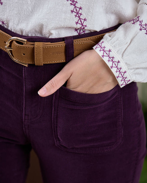 Pantalon velours bootcut - MISE AU GREEN - 3