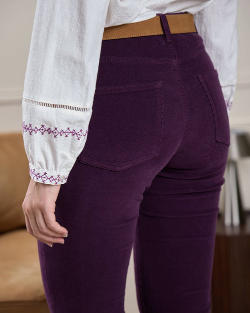 Pantalon velours bootcut - MISE AU GREEN - 7