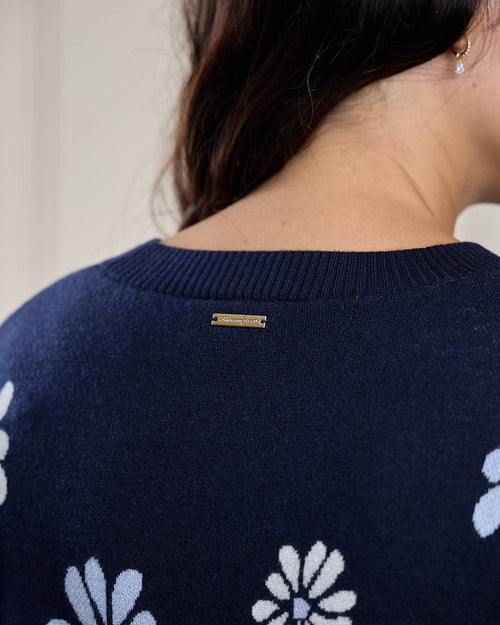 Pull à fleurs Elaine - MISE AU GREEN - 5