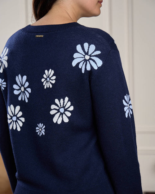Pull à fleurs Elaine - MISE AU GREEN - 6