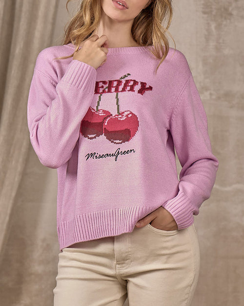 Pull cerises Eloann - MISE AU GREEN - 2