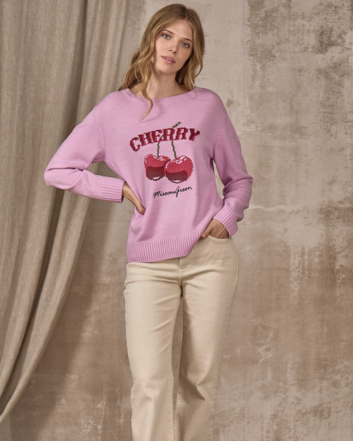 Pull cerises Eloann - MISE AU GREEN - 3