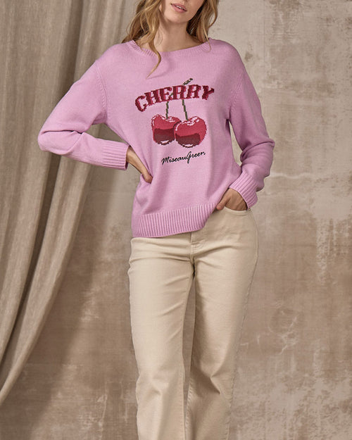 Pull cerises Eloann - MISE AU GREEN - 3