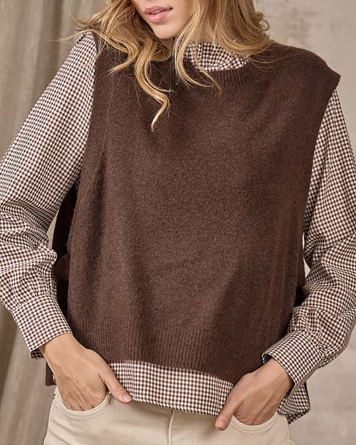 Pull sans manches Esther - MISE AU GREEN - 2