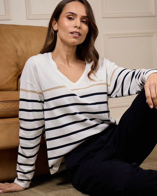 Pull esprit marinière - MISE AU GREEN - 1