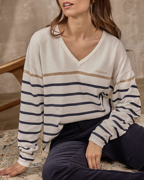 Pull esprit marinière - MISE AU GREEN - 1