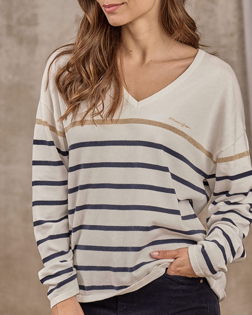 Pull esprit marinière - MISE AU GREEN - 2