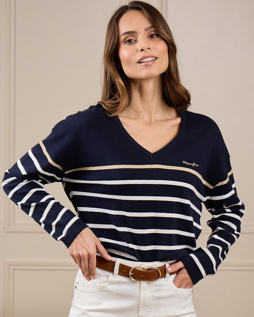 Pull esprit marinière - MISE AU GREEN - 7
