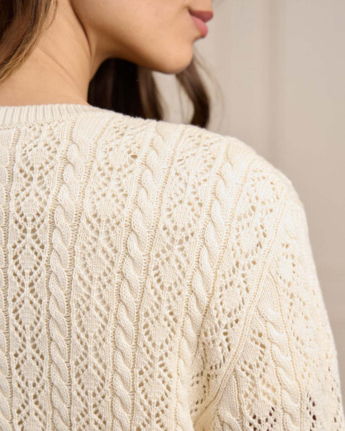 Pull ajouré - MISE AU GREEN - 6