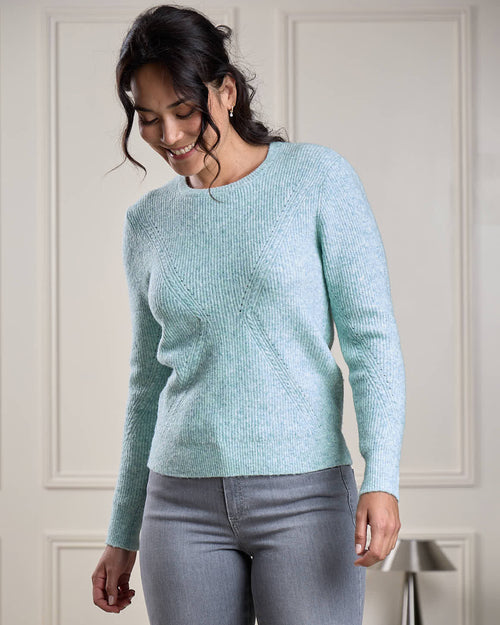 Pull détail ajouré Hayden - MISE AU GREEN - 1