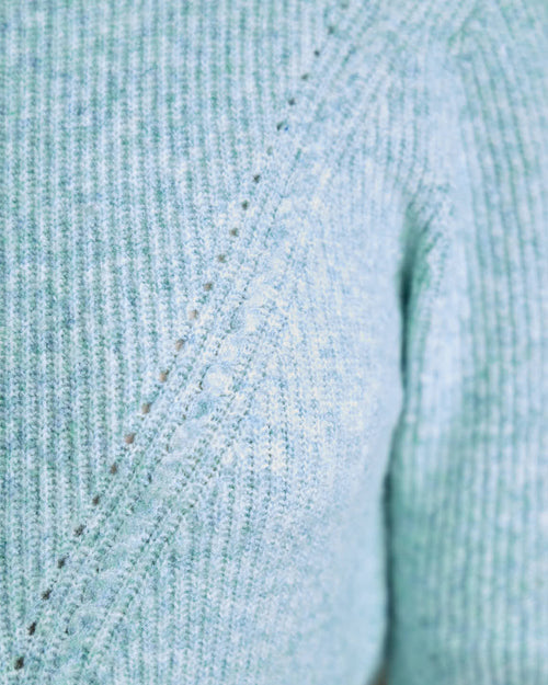 Pull détail ajouré Hayden - MISE AU GREEN - 2