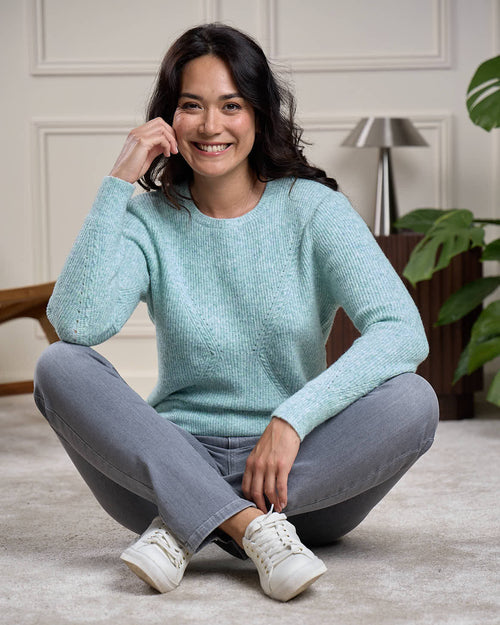 Pull détail ajouré Hayden - MISE AU GREEN - 4