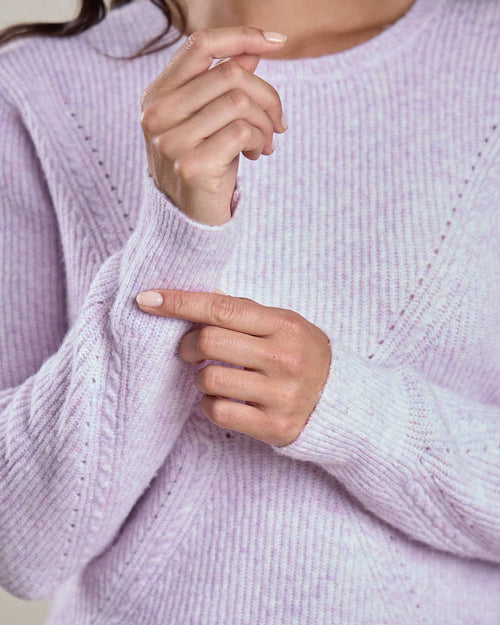 Pull détail ajouré Hayden - MISE AU GREEN - 3