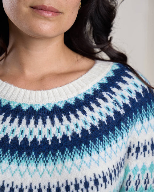 Pull Jacquard col rond - MISE AU GREEN - 4