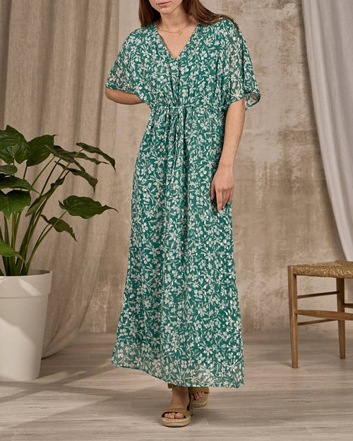Robe longue imprimée - MISE AU GREEN - 4