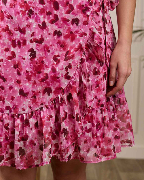 Robe cache-cœur Gaëlle - MISE AU GREEN - 4