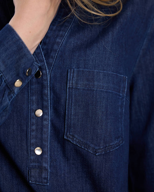 Robe denim - MISE AU GREEN - 5