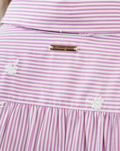 Top rayé brodé - MISE AU GREEN - 5