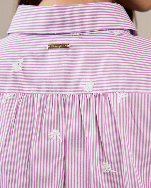 Top rayé brodé - MISE AU GREEN - 6