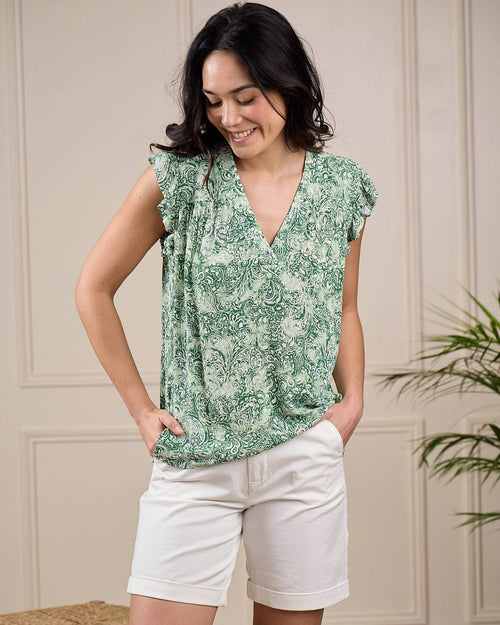 Top col V Gennie - MISE AU GREEN - 1